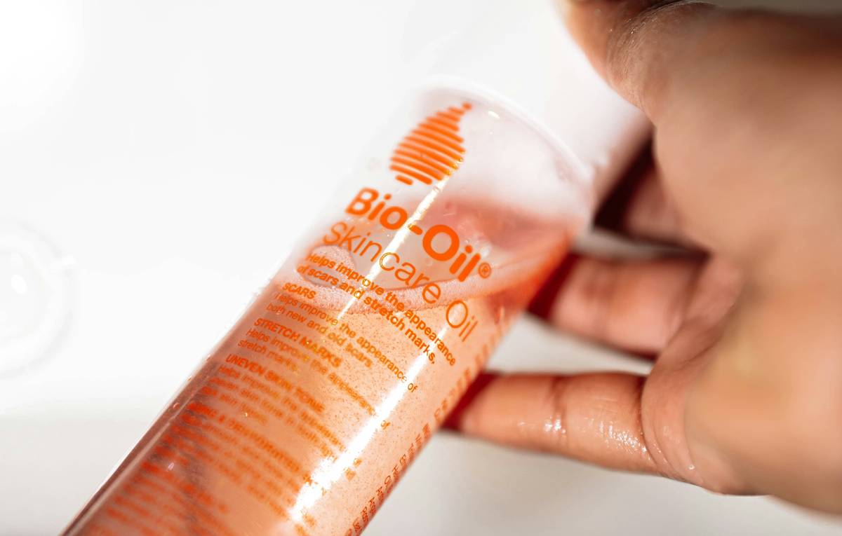 Close-up of serums for skin care bottles with droppers showing texture and clarity