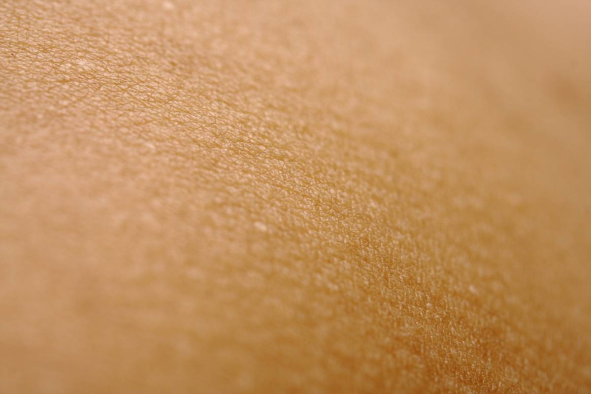 Infographic comparing molecular size and penetration depth of body serum vs lotion